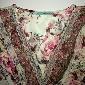 Maurices Tops - Maurices Sheer Floral Lace Top Size Small Maurices Tops - Maurices Sheer Floral Lace Top Size Small